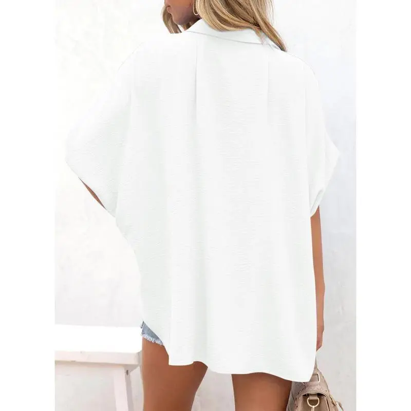 Women's Casual V Neck Button Down Shirts  (Just $3 Each!)