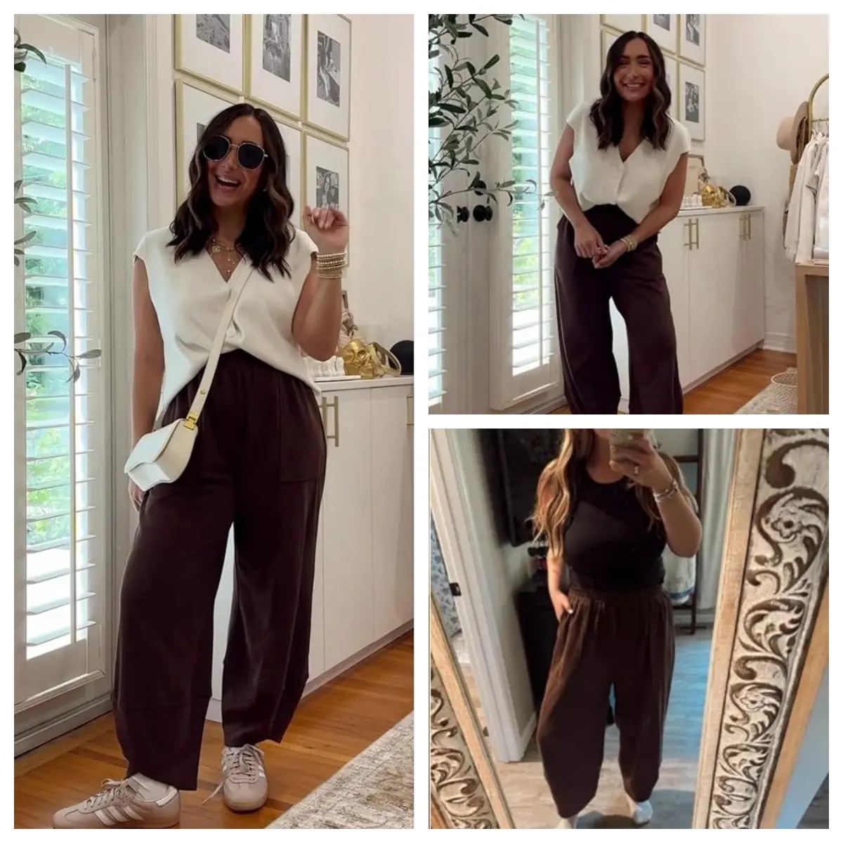 Elasticated Harem Palazzo Pants