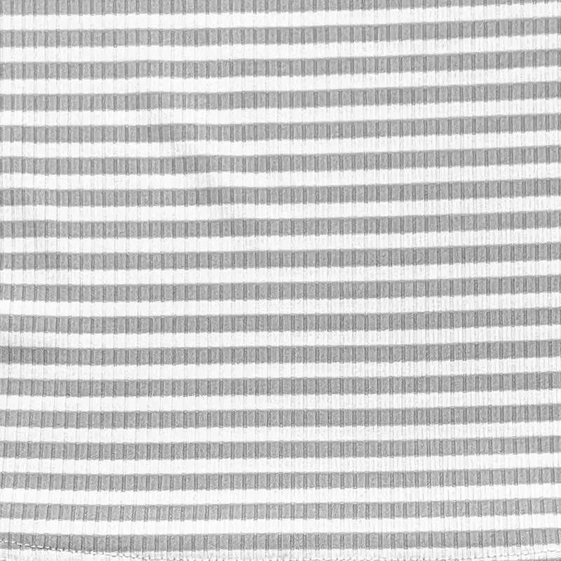 Women's Stripe Square Neck Long Sleeve Crop Top & Wide Leg Trousers Set