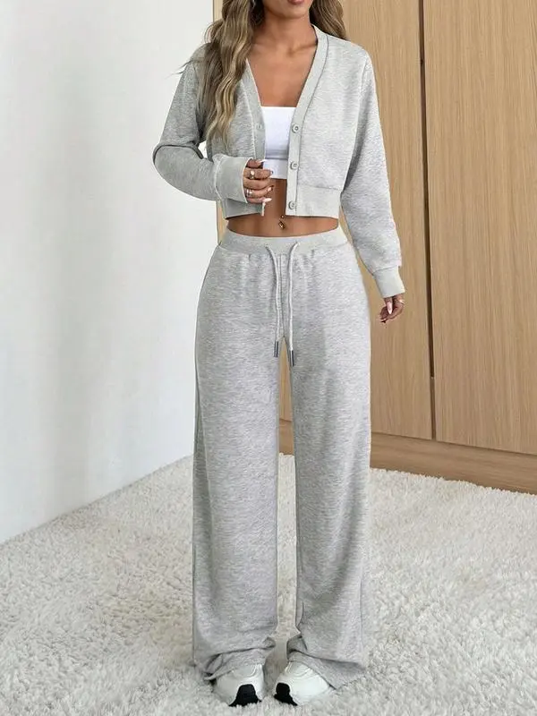 Women's Long Sleeve Jacket & Pants Set