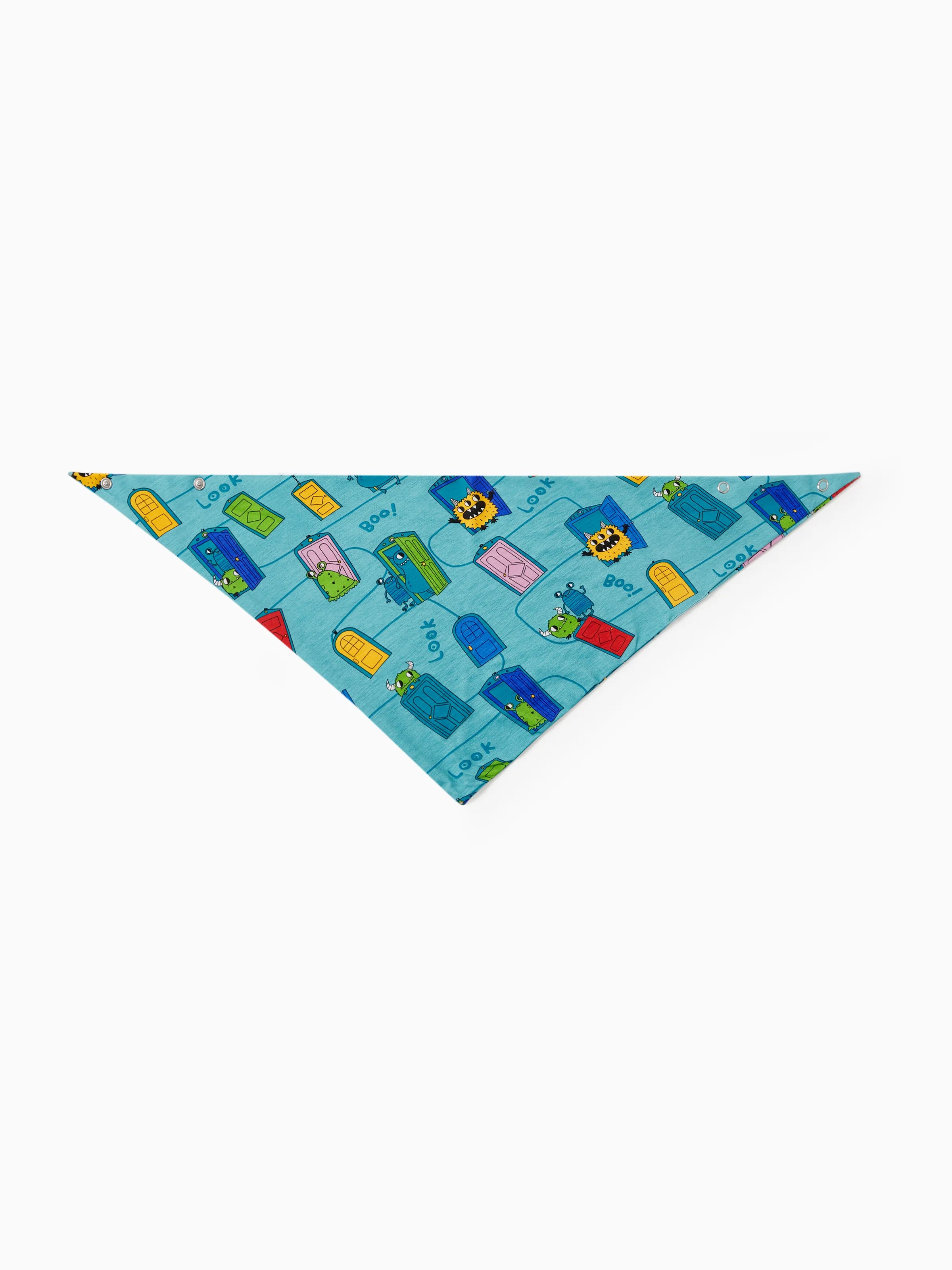 Bamboo Family Pajamas Cartoon Print Short-sleeve Matching Pajama set ( Snug-Fitting for Children ) Green