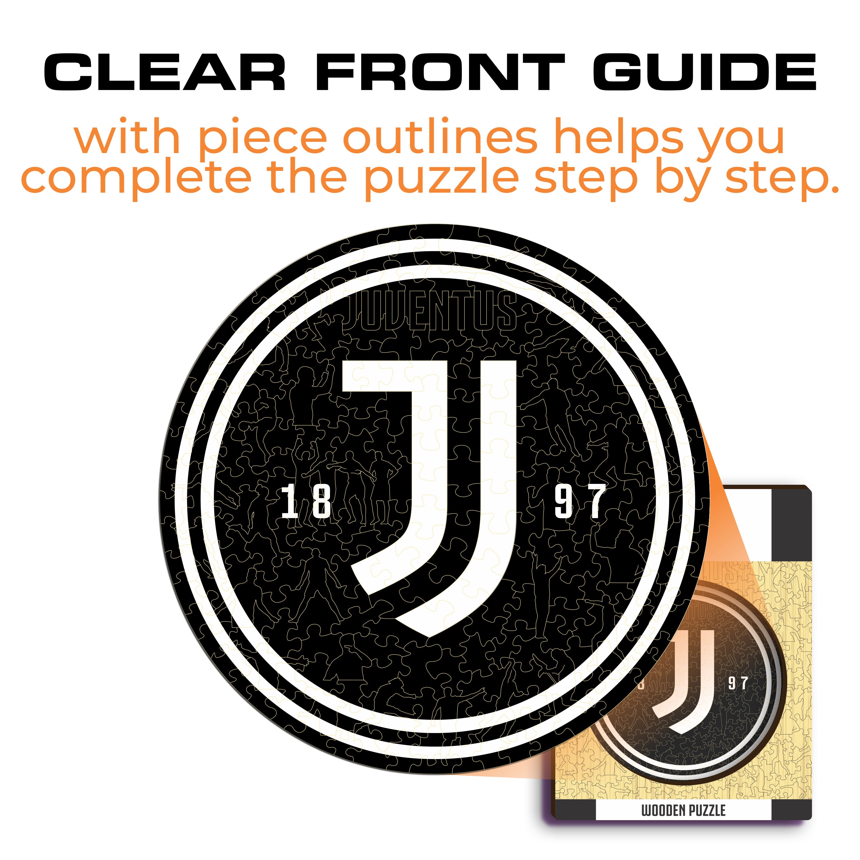 Juventus FC® Logo - Wooden Puzzle