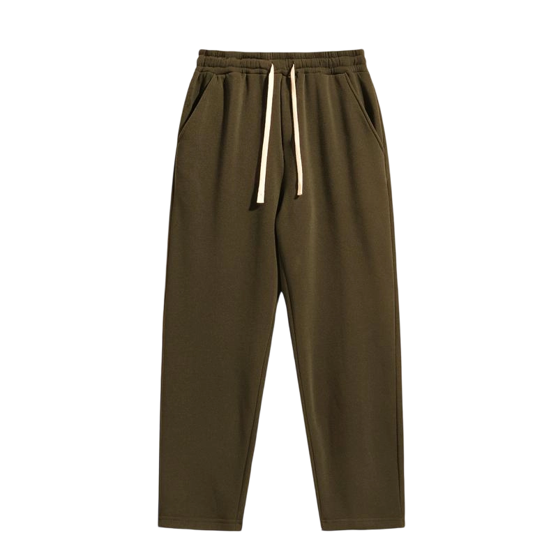 Men's Solid Fashion Sweatpants, Versatile Year-Round Wear