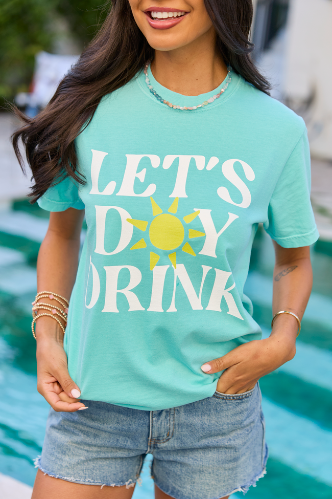 Let's Day Drink Mint Graphic Tee