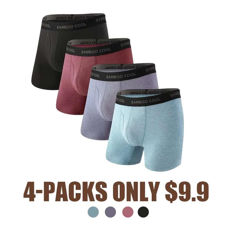 7COLORS-$12.5 TODAY ONLY🔥Men’S Underwear Boxer Briefs Soft Comfortable Underwear Boxer Briefs For Men (4 Pack Or 7 Pack)