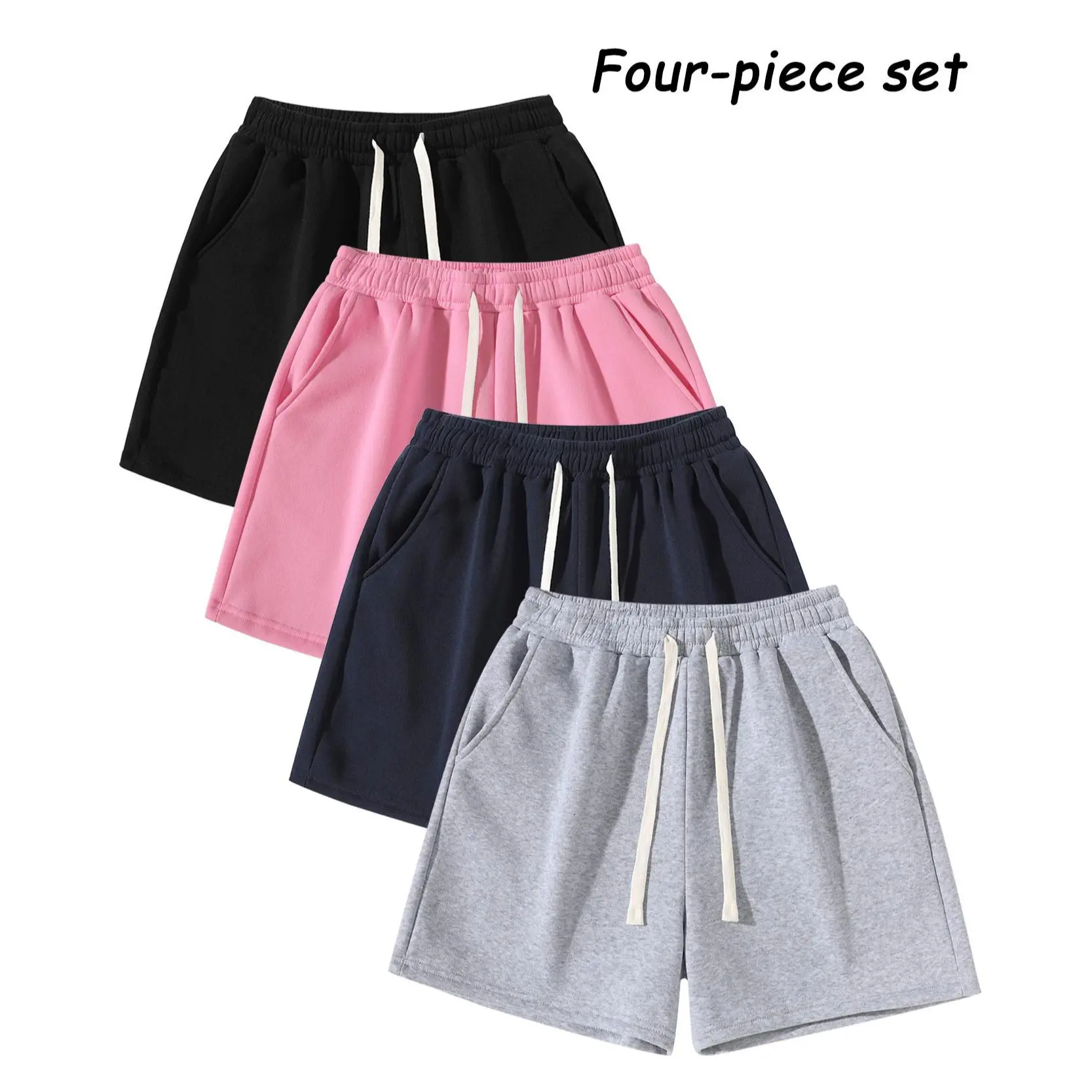 Casual Fashion Sports Commuter Versatile Loose Solid Color Shorts Fitness Summer Bottoms SpringStatements