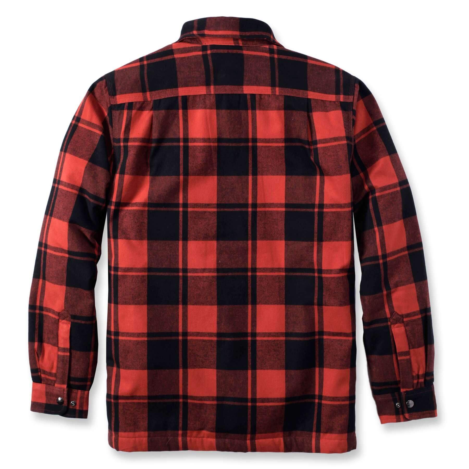 CHT Heavyweight Flannel Relaxed Fit Sherpa-Lined Shirt Jacket 105939