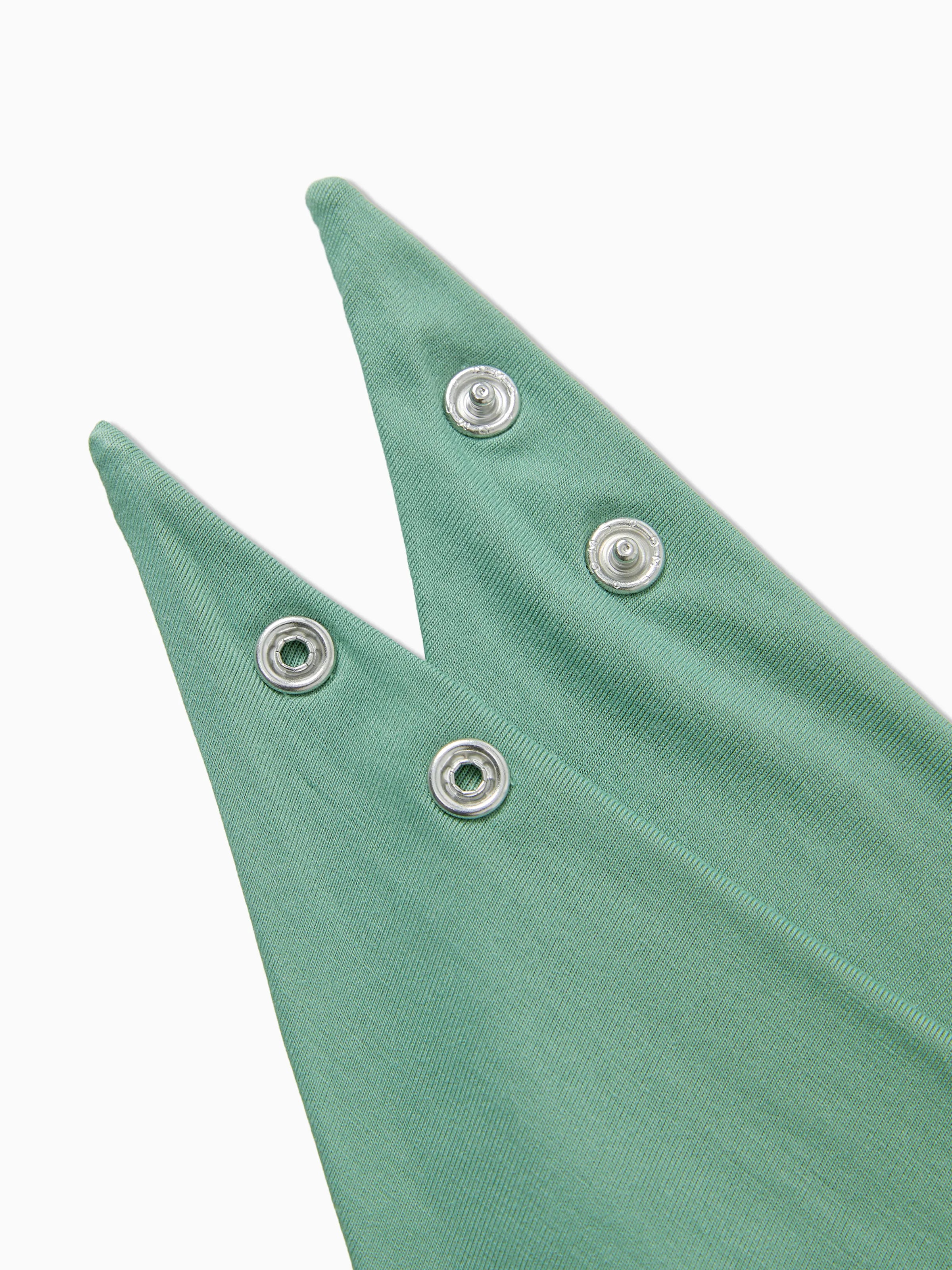 Family Matching Bamboo Pajamas Buttery Soft Bamboo Viscose PJs for Men Women Kids Toddler Baby, Solid Color Short Sleeve Shirt & Shorts Sleepwear Green