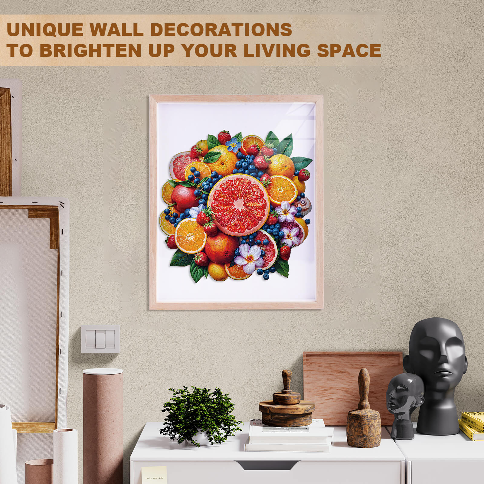 Fruit Party Wooden Jigsaw Puzzle