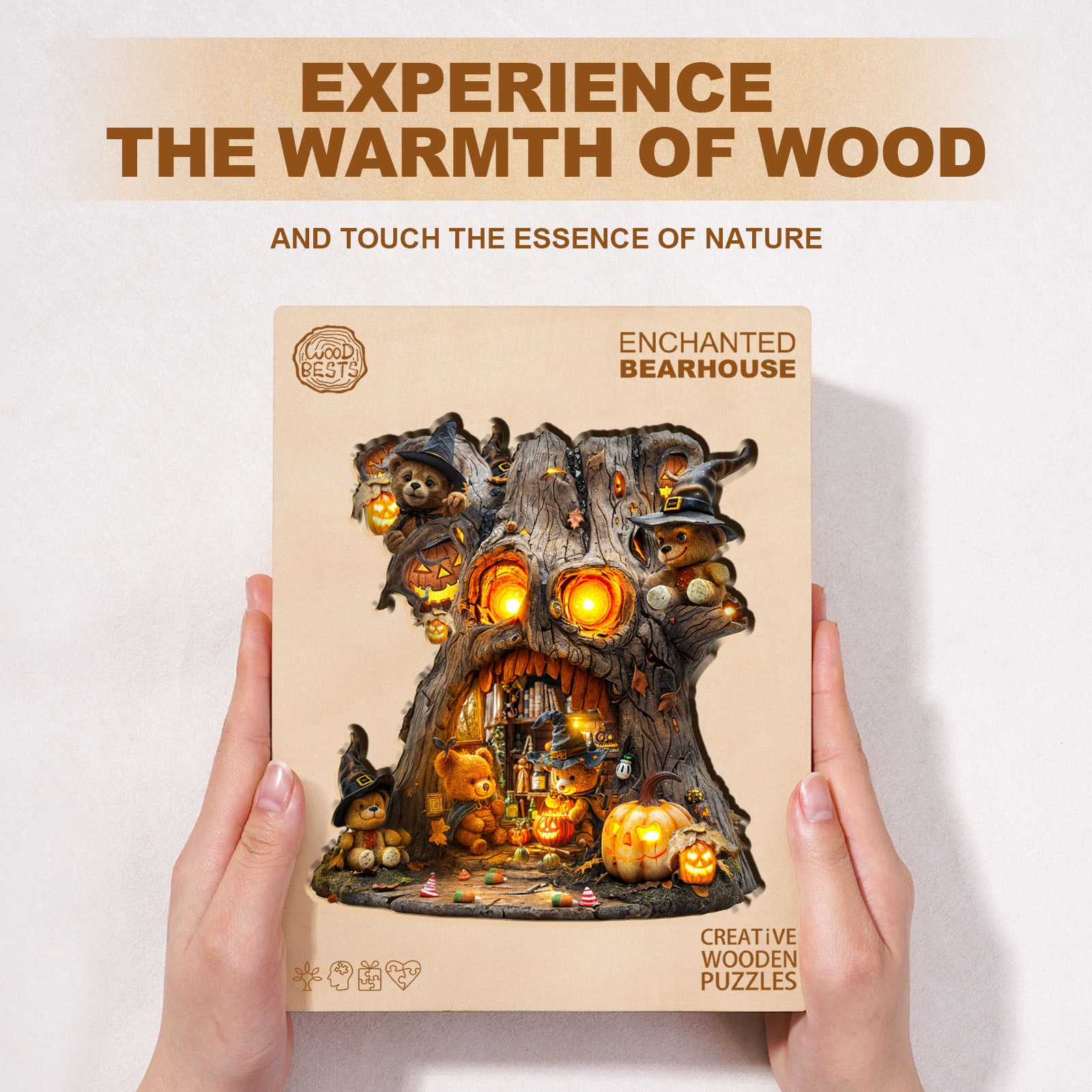 Enchanted Bearhouse Wooden Jigsaw Puzzle