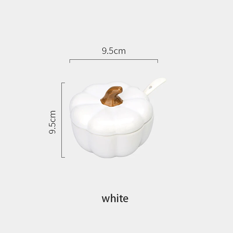 Ceramic Pumpkin Serving Jar