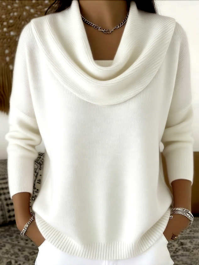 Crew Neck Casual Sweater