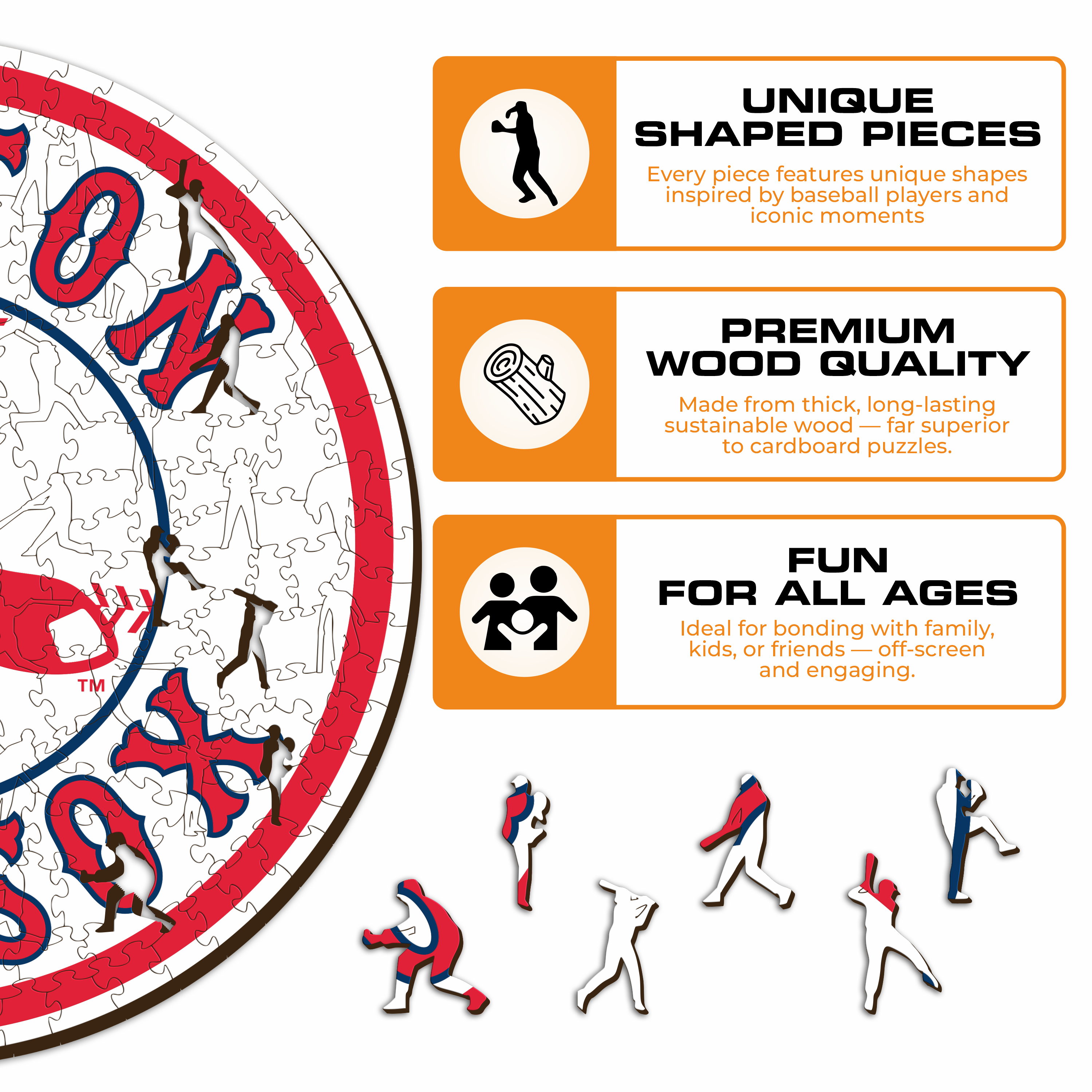 Boston Red Sox™ - Wooden Puzzle