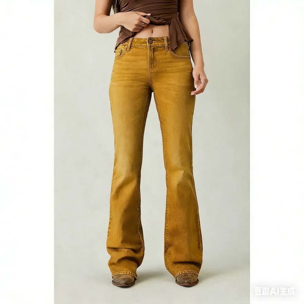 Women's Jade Low Rise Bootcut Jeans Stretch Dark Blue