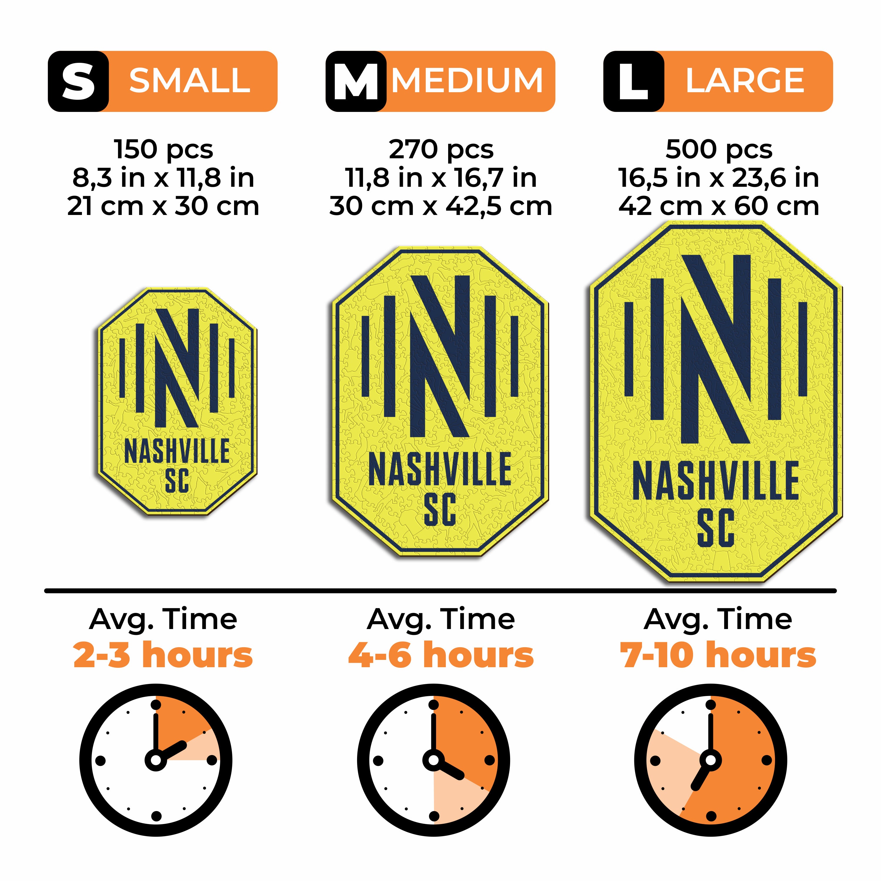 Nashville SC® Logo - Wooden Puzzle
