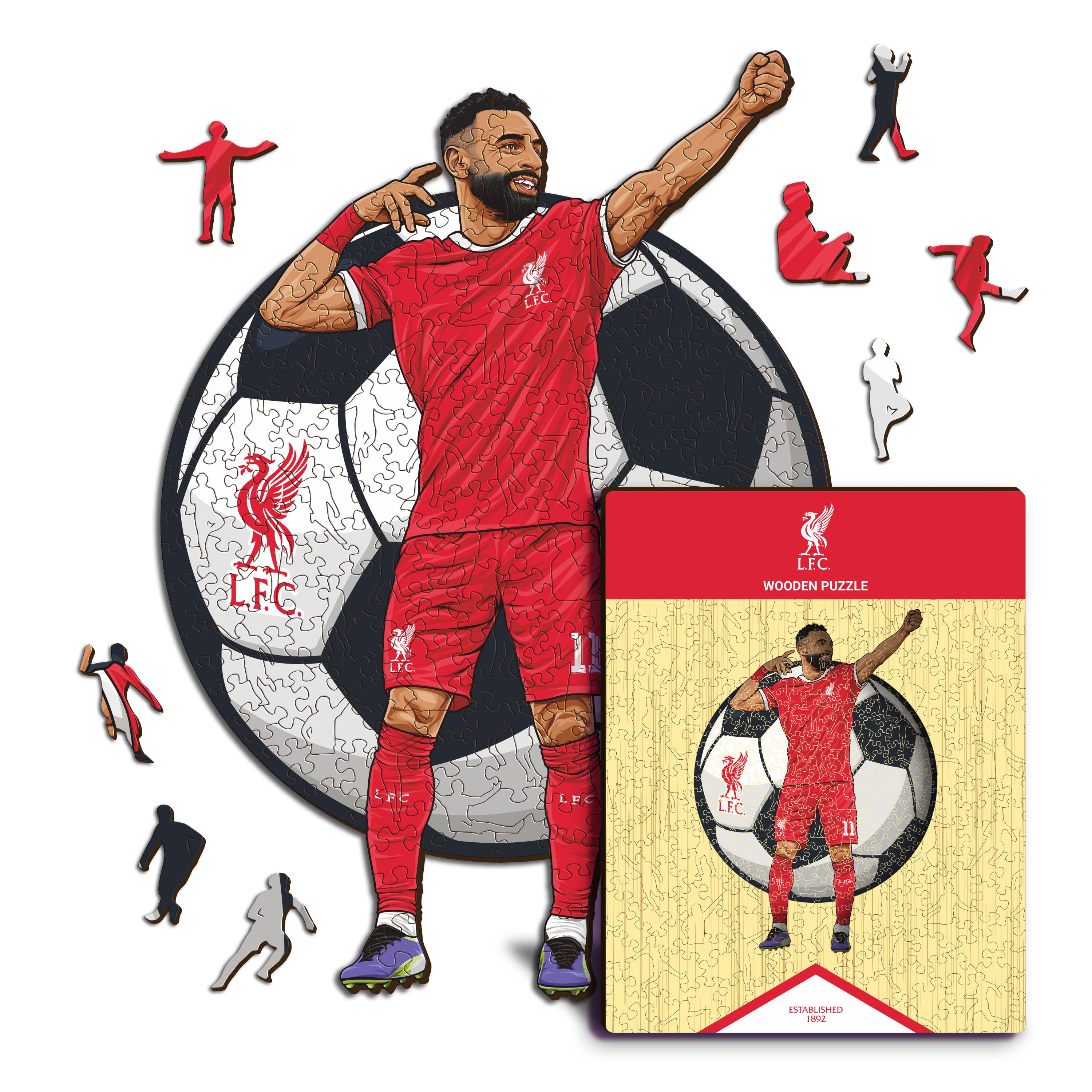 Mohamed Salah - Wooden Puzzle