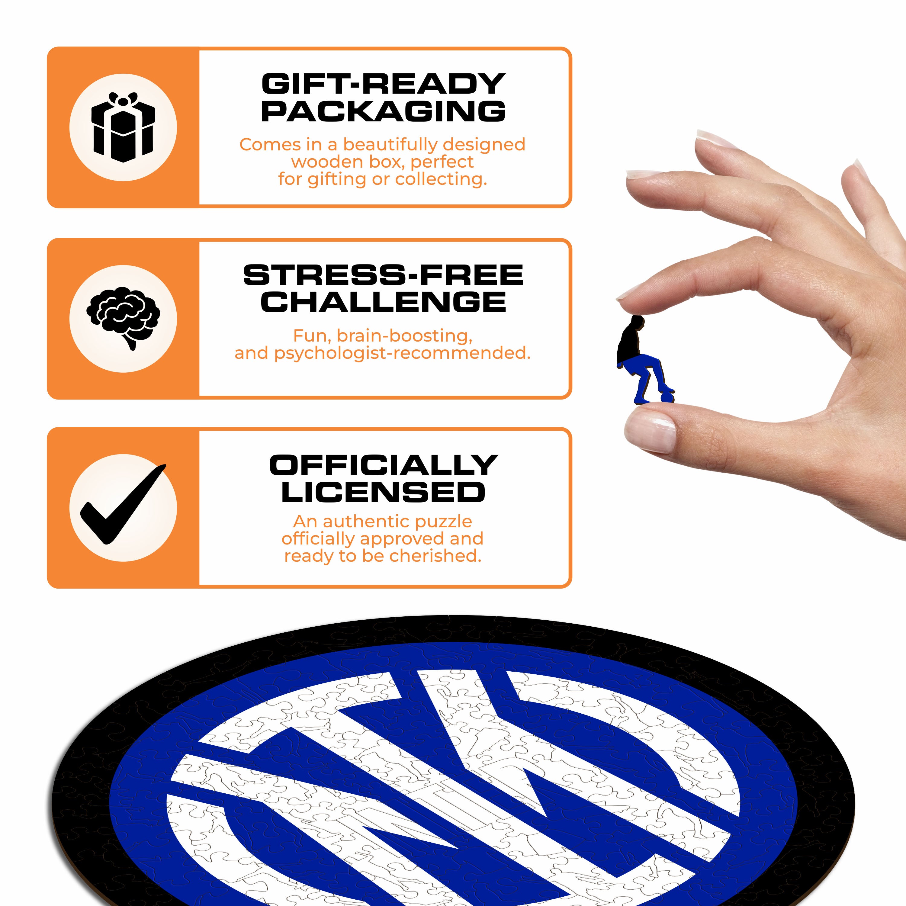 FC Inter® Logo - Wooden Puzzle