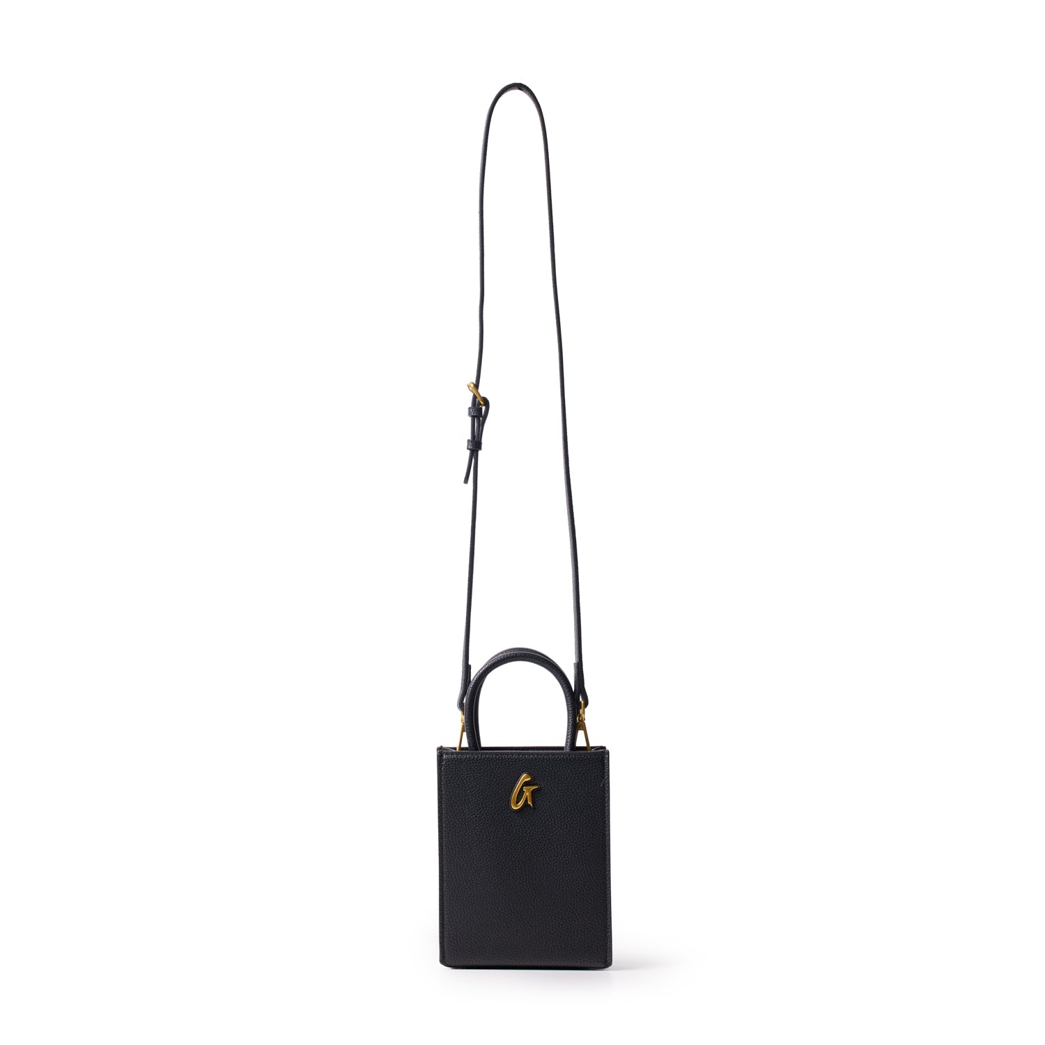 MINI PEBBLE TOTE - BLACK
