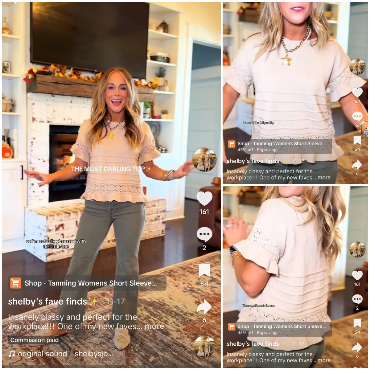 Mother's Day Sale💕Casual Top Blouse Springfresh Summer Outfit