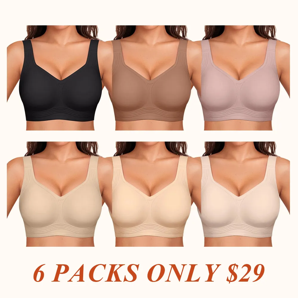 Women Wirefree Bras for Women Full Coverage No Underwire Everyday Bras
