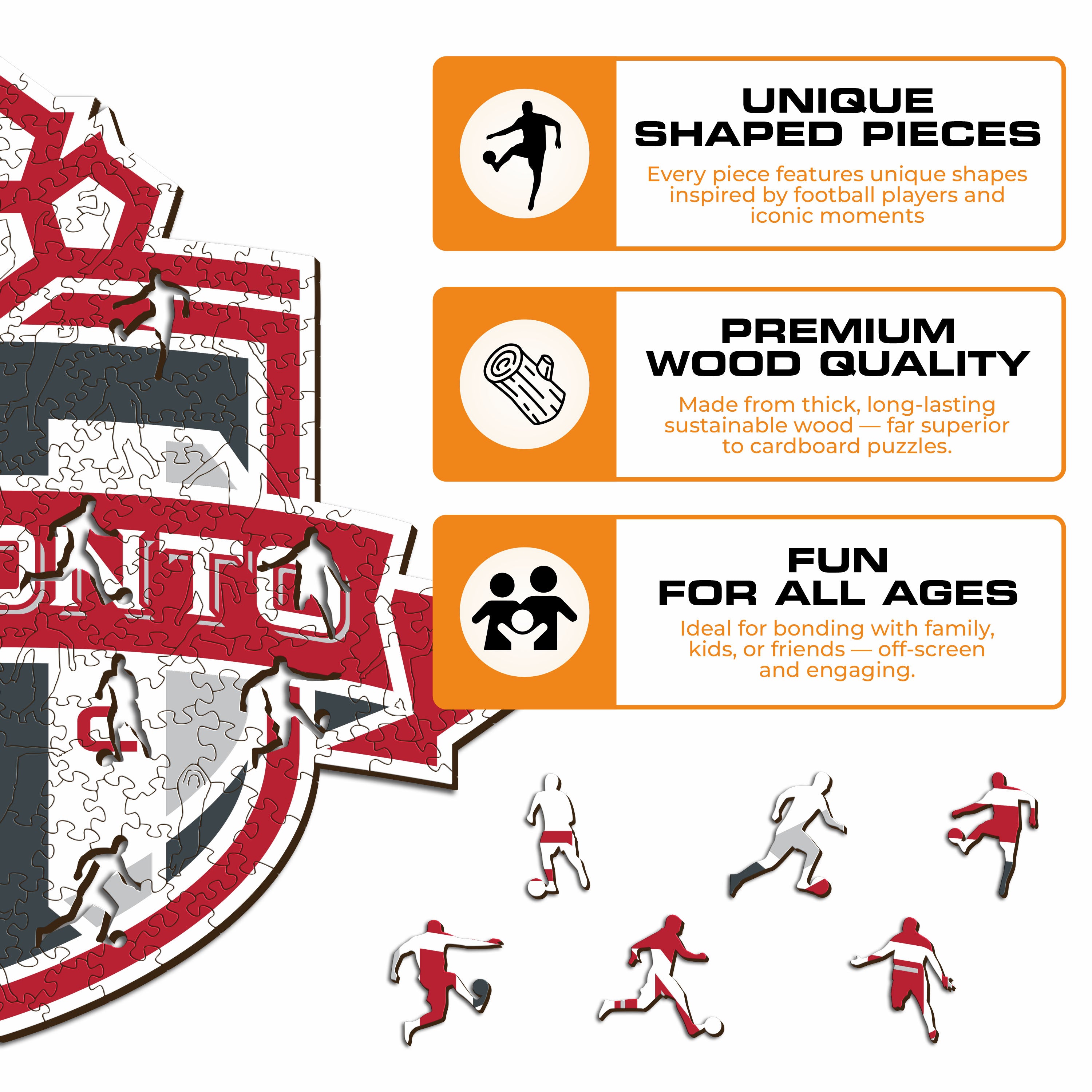 Toronto FC® Logo - Wooden Puzzle