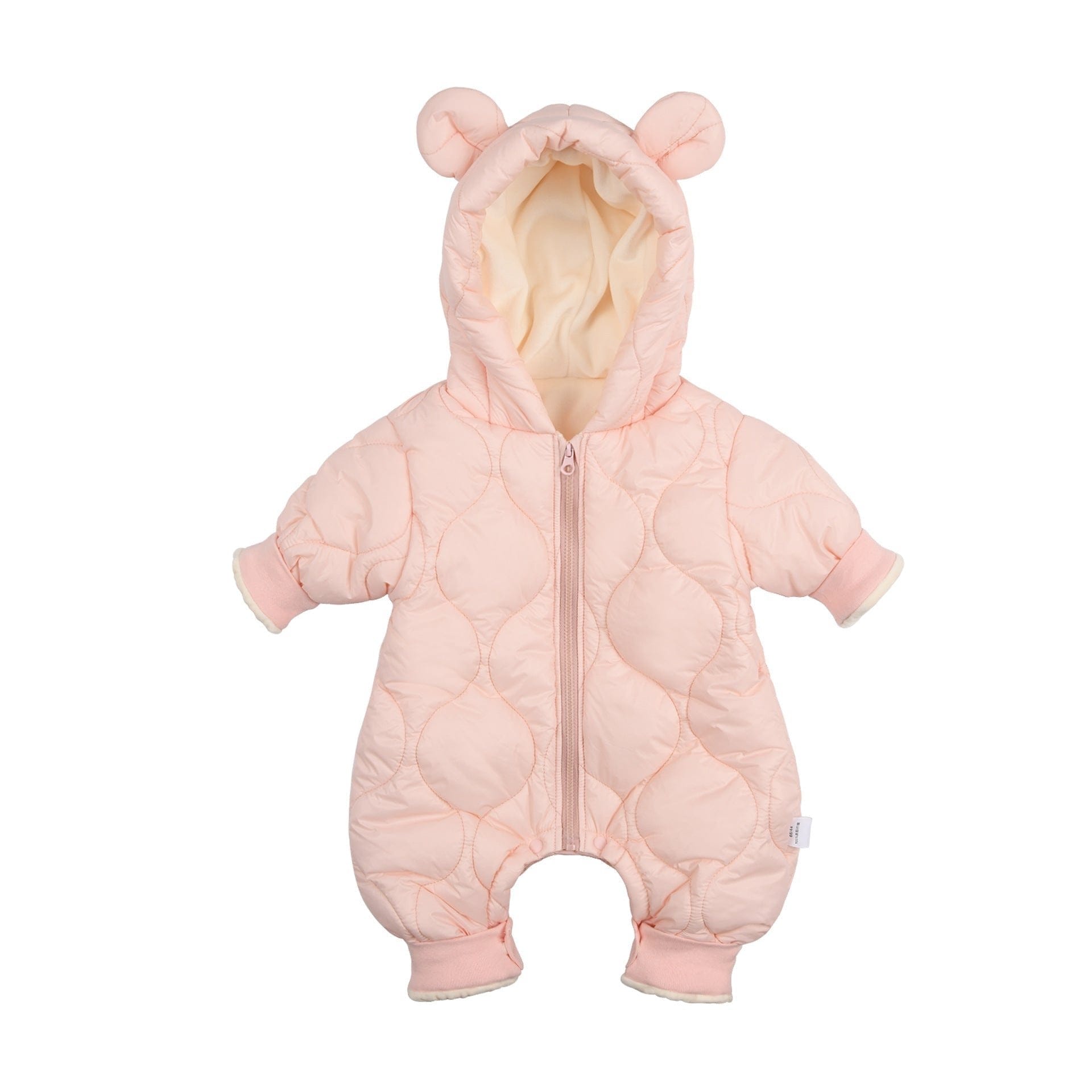Winter Hooded Baby Romper
