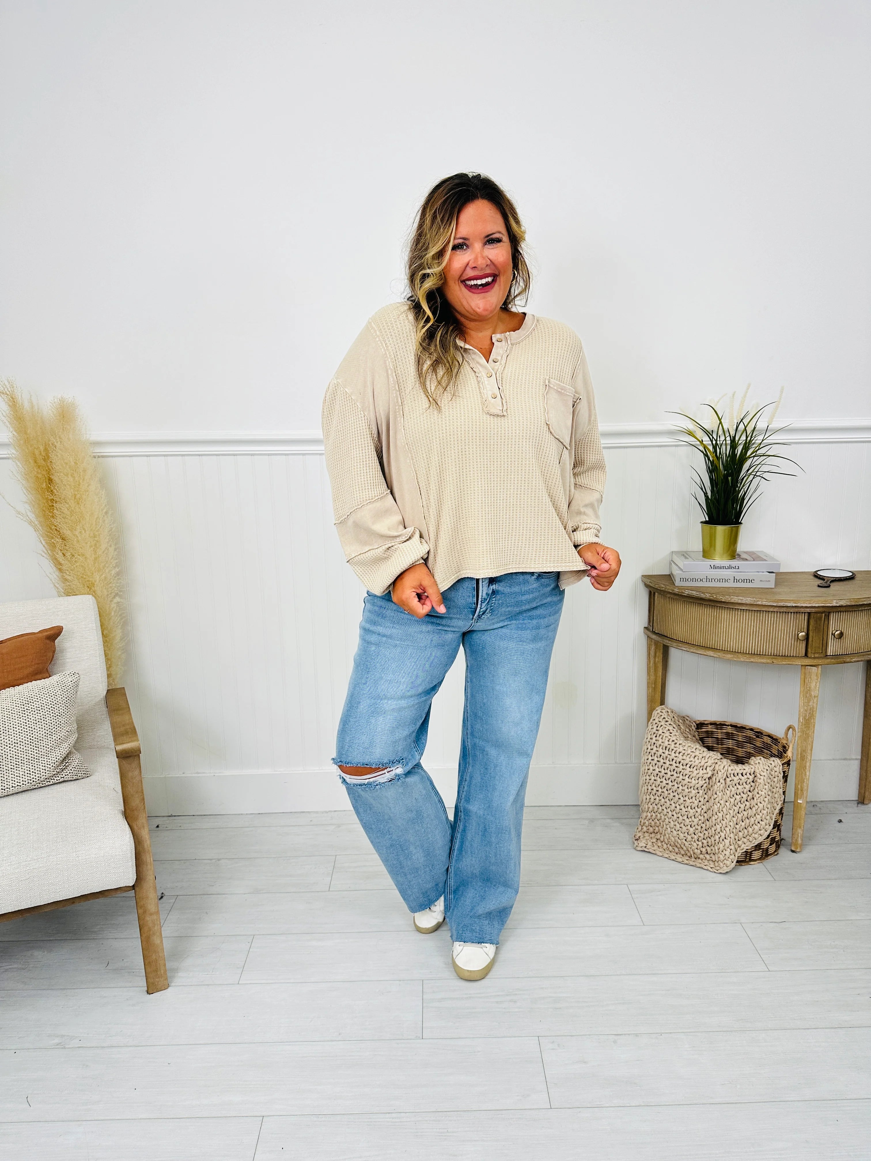 The Bee's Knees Tummy Control Wide Leg Jeans