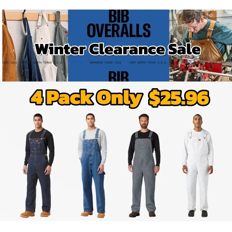 DCS Men's product sells best first 🔥Classic Bib Overalls