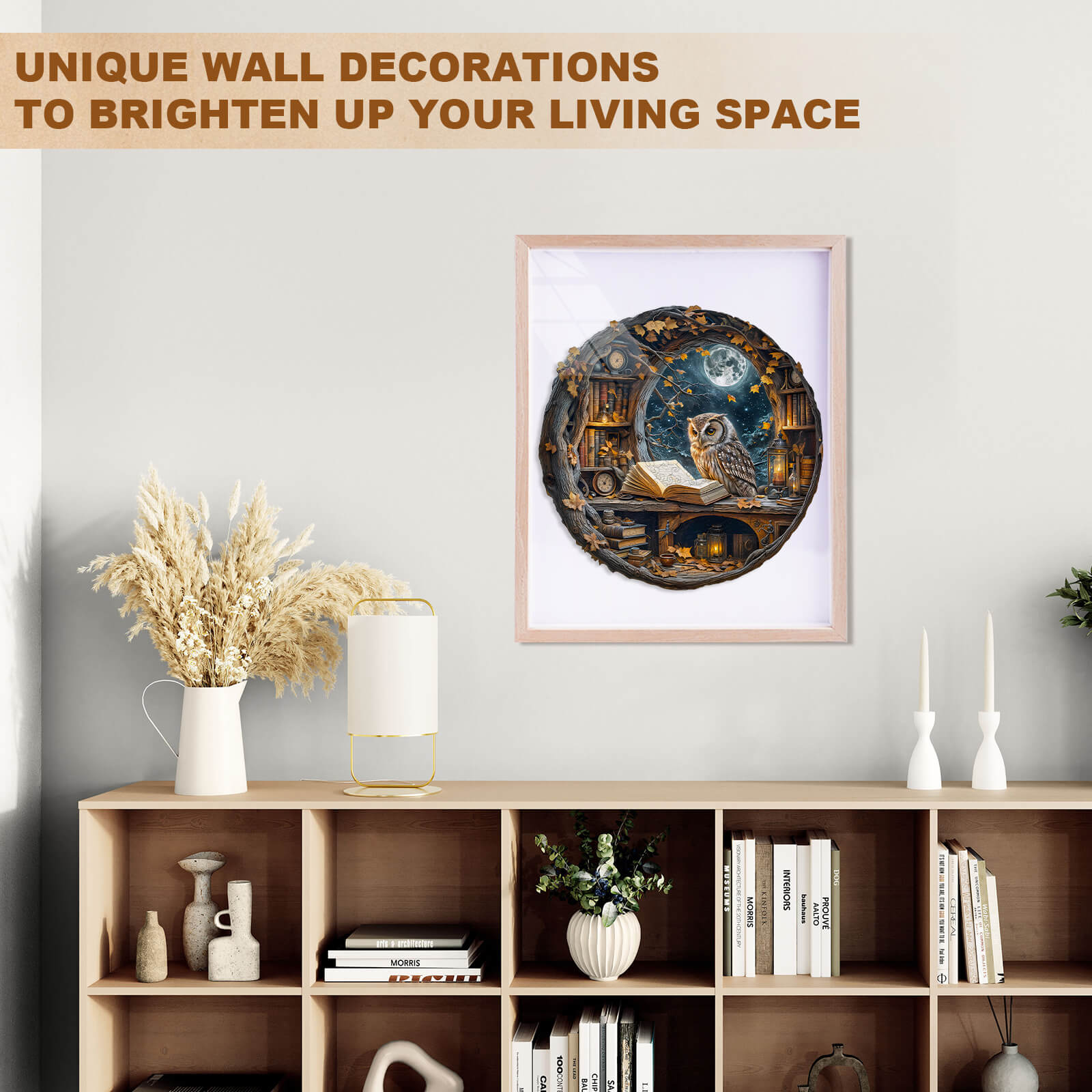 Moonlit Reader Wooden Jigsaw Puzzle