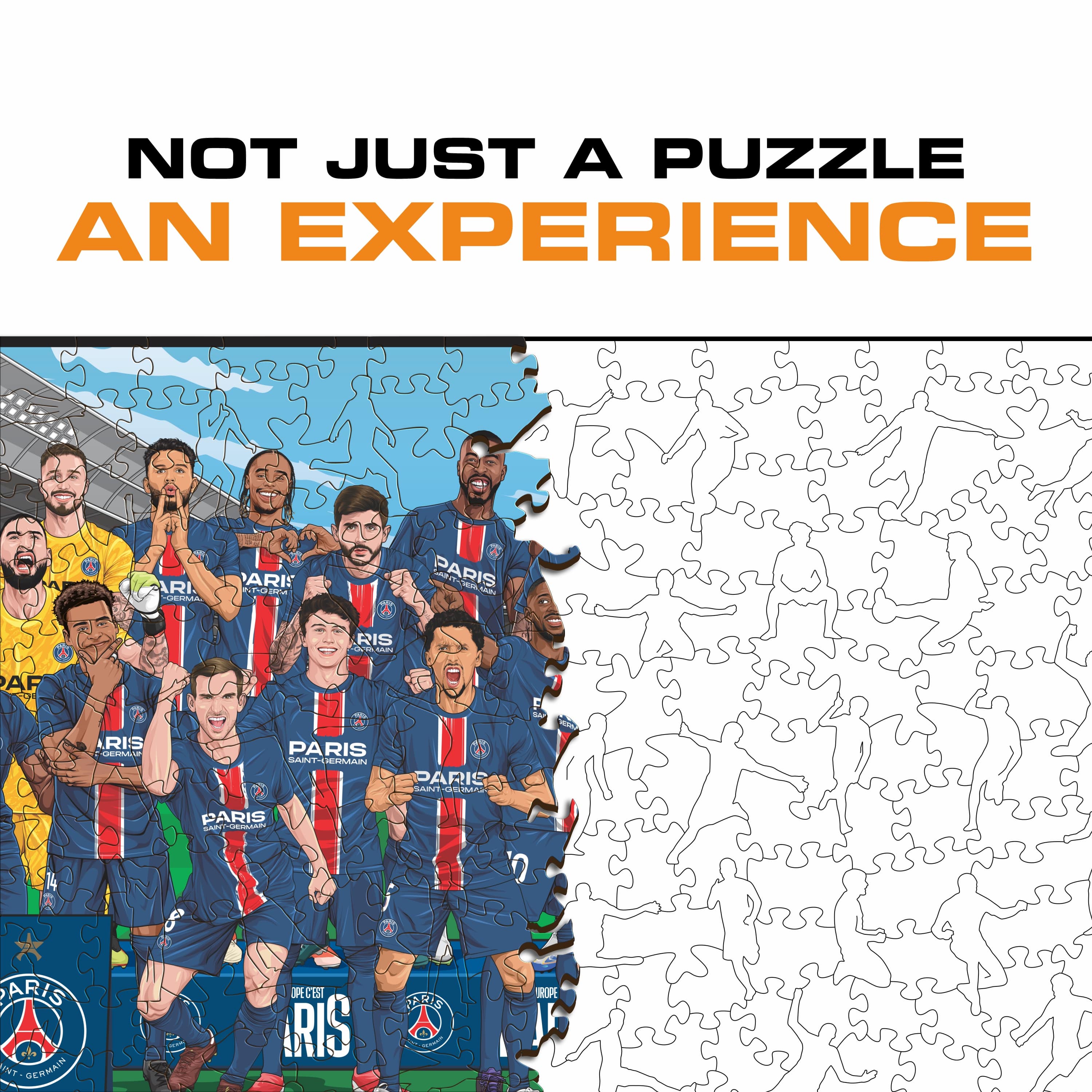 PSG FC® Treble Winners 24/25 - Wooden Puzzle