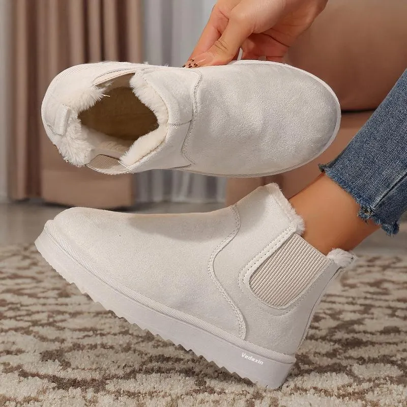 Women's Thick Soled Winter Snow Boots