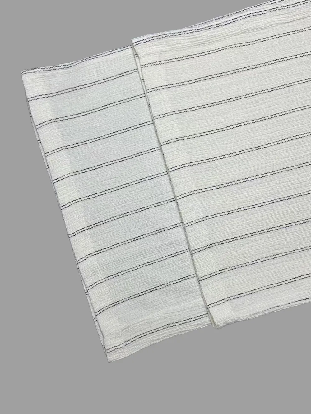 Women's Striped Waist Tie Straight Leg Loose Casual Belted Pants, Fitted Style