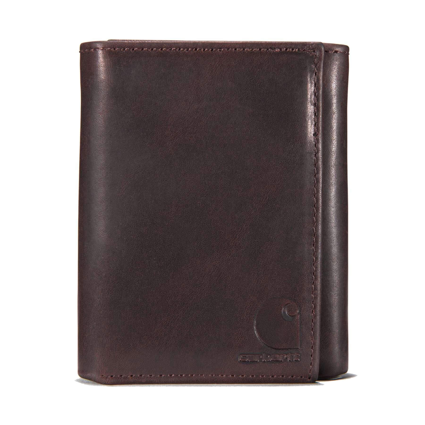 CHT Oil Tan Leather Trifold Wallet B0000219