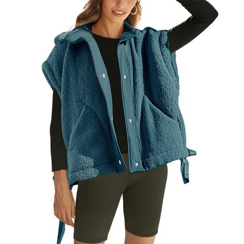 Women Warm Sherpa Fleece Vest