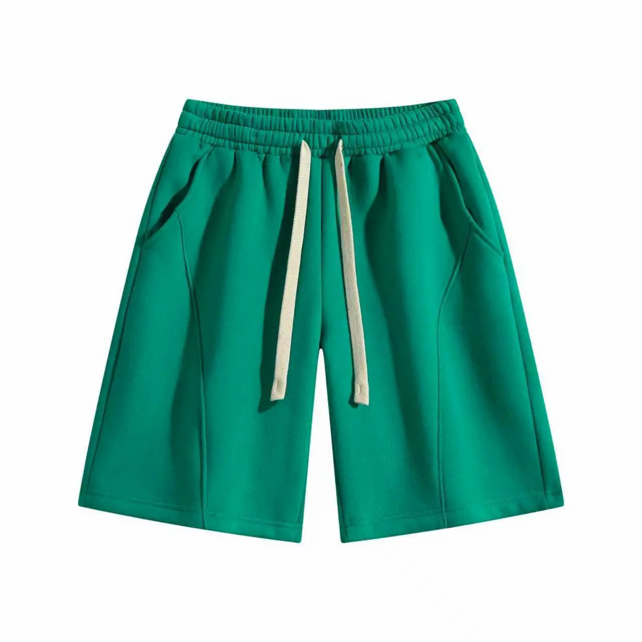 Men's Lightweight Breathable Shorts – Pocket & Drawstring Waist for Gym & Casual