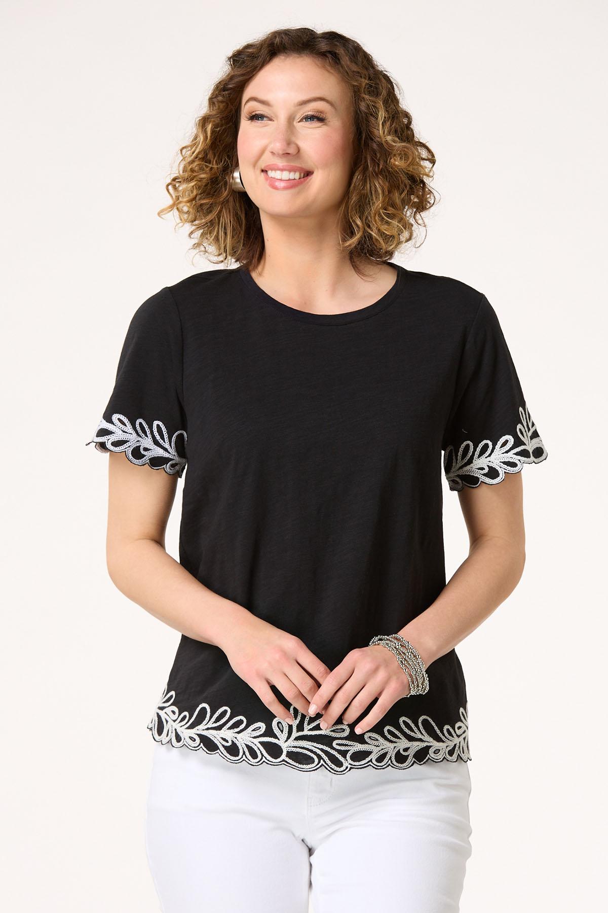 Soutache Trim Top