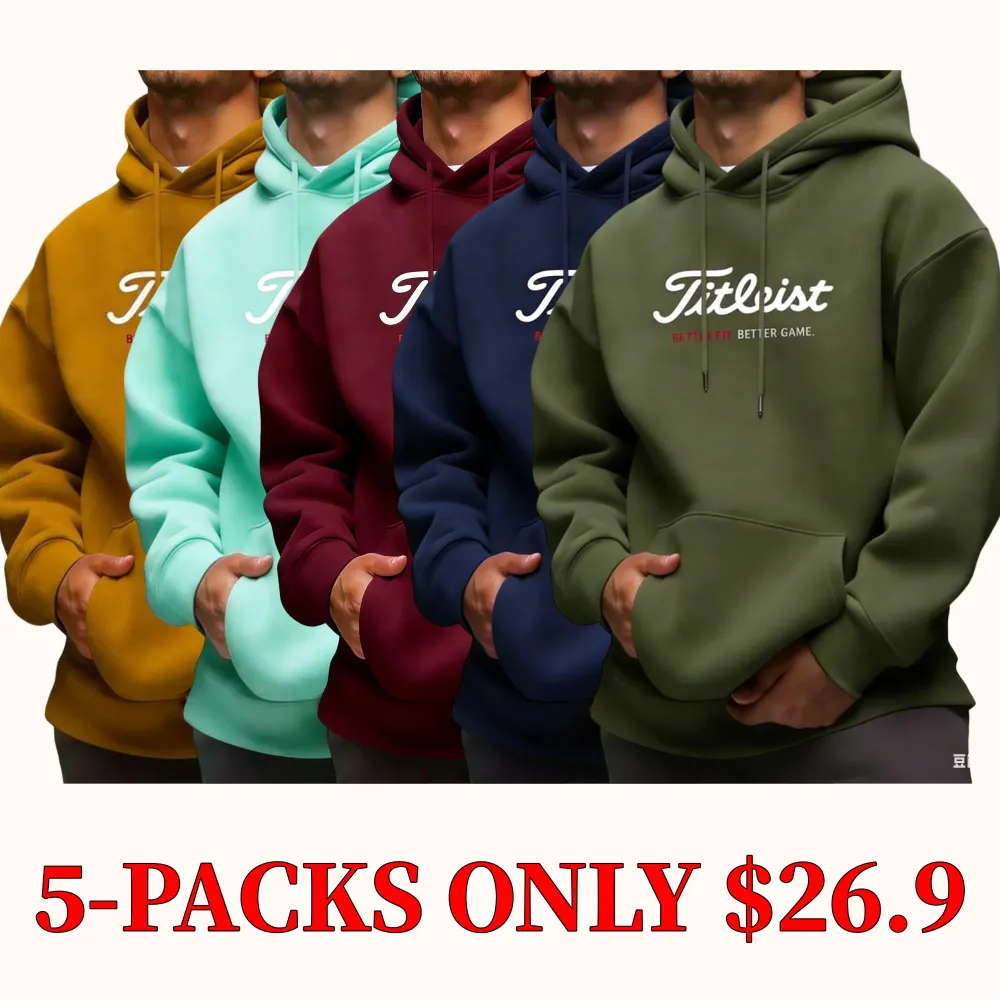 Unisex hooded golf sweatshirt