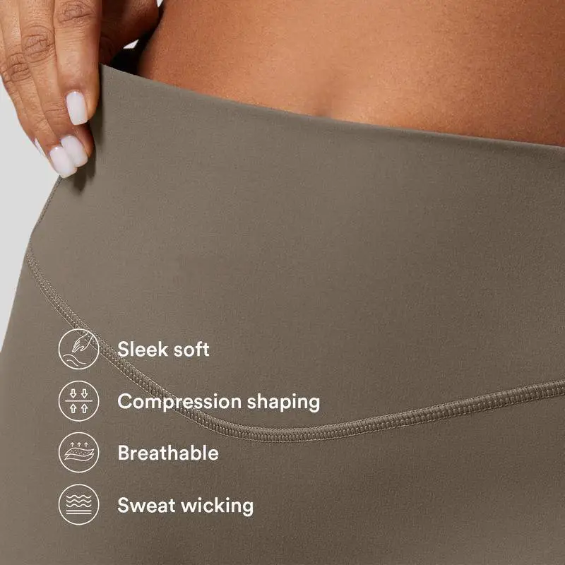 High Waisted Tummy Control Pocket Shaping Training Leggings