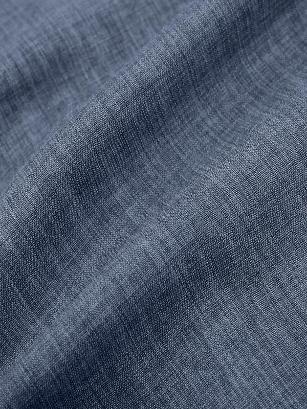 Men's Solid Button Shirt & Drawstring Waist Pants Loungewear