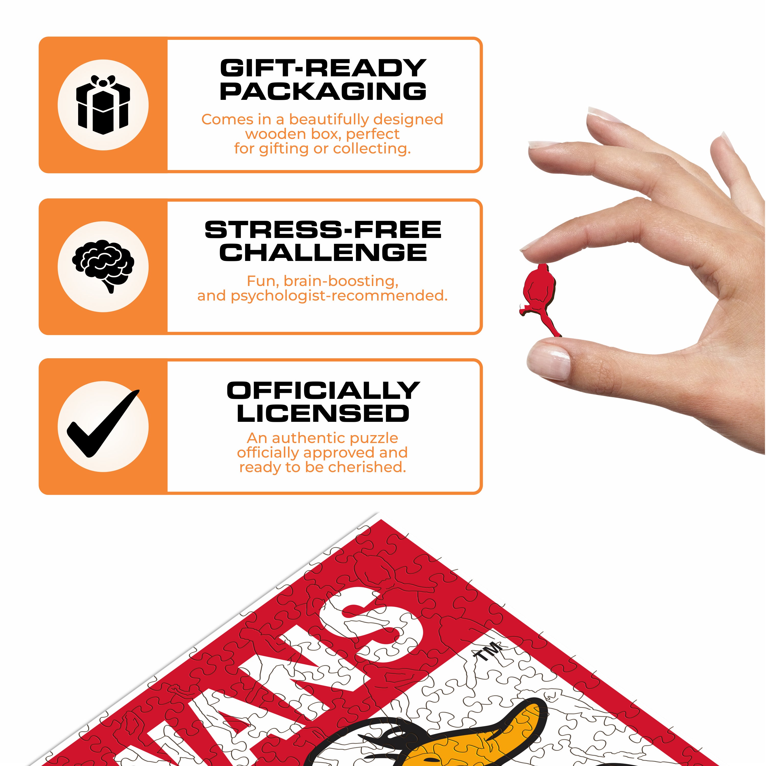 Sydney Swans Retro Mascot - Wooden Puzzle