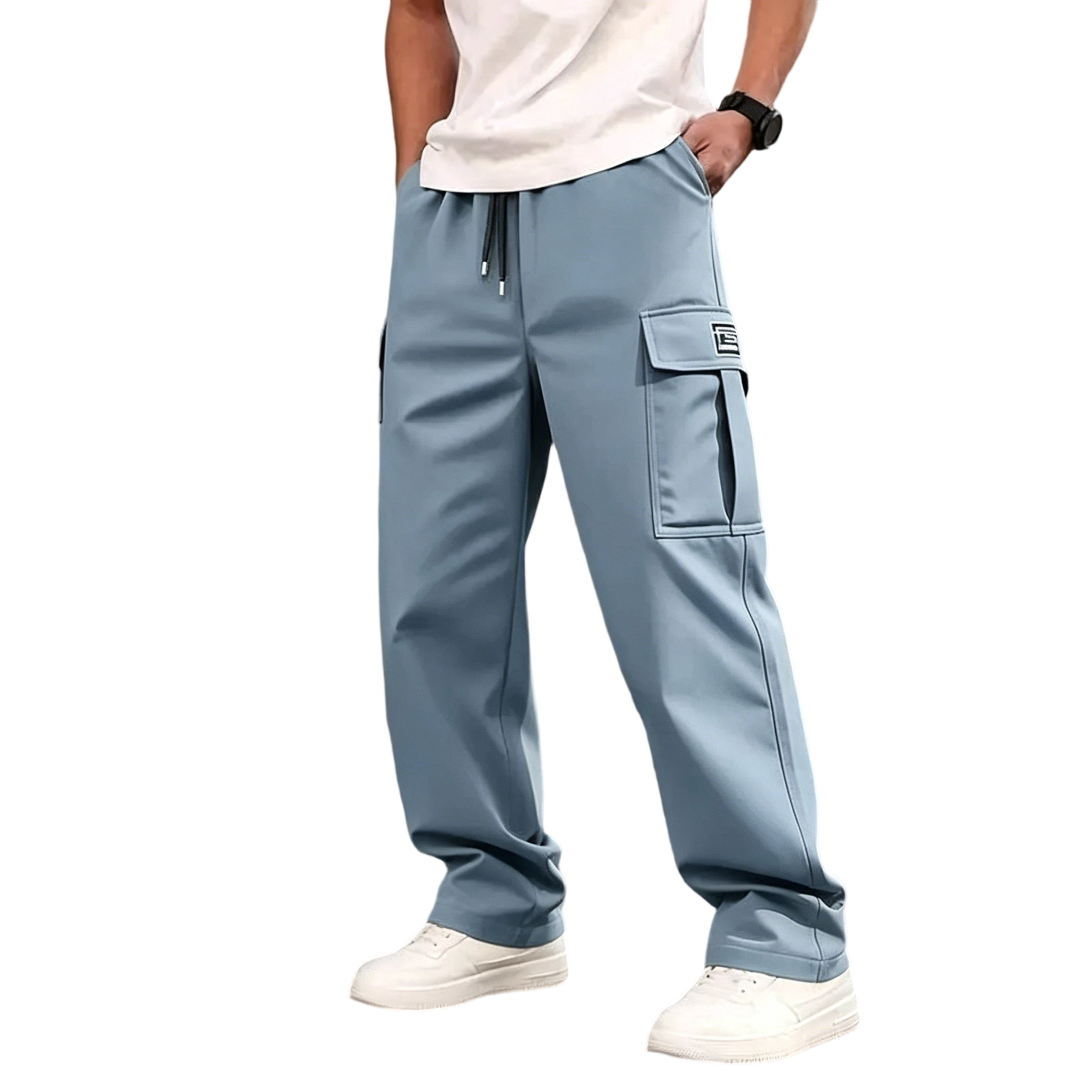 Men’s Multi-Pocket Work Pants (All-Season Utility Cargo Pants)