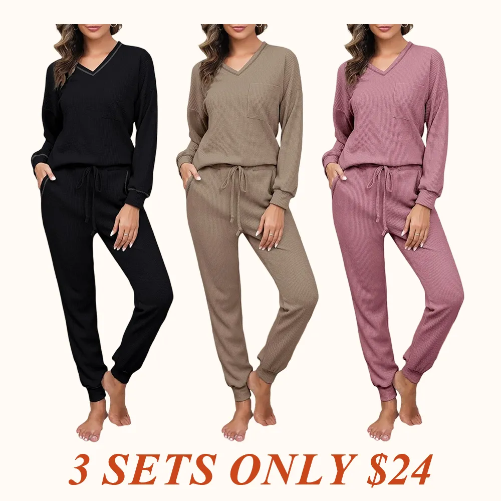 Womens Two Piece Outfits Lounge Sets
