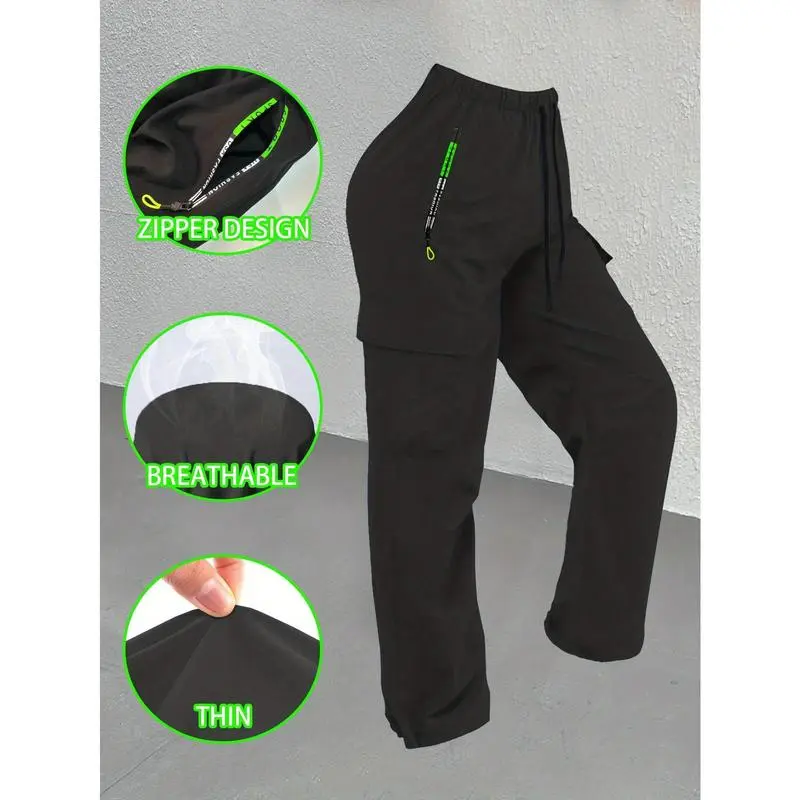 Women's straight-leg fitness pants, casual long pants for everyday wear, lightweight and breathable