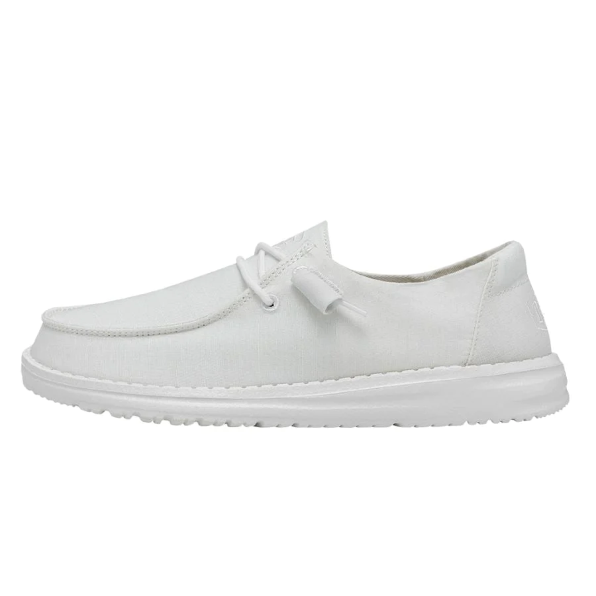 DUDE WOMEN'S WENDY SLUB CANVAS WHITE - 40063100