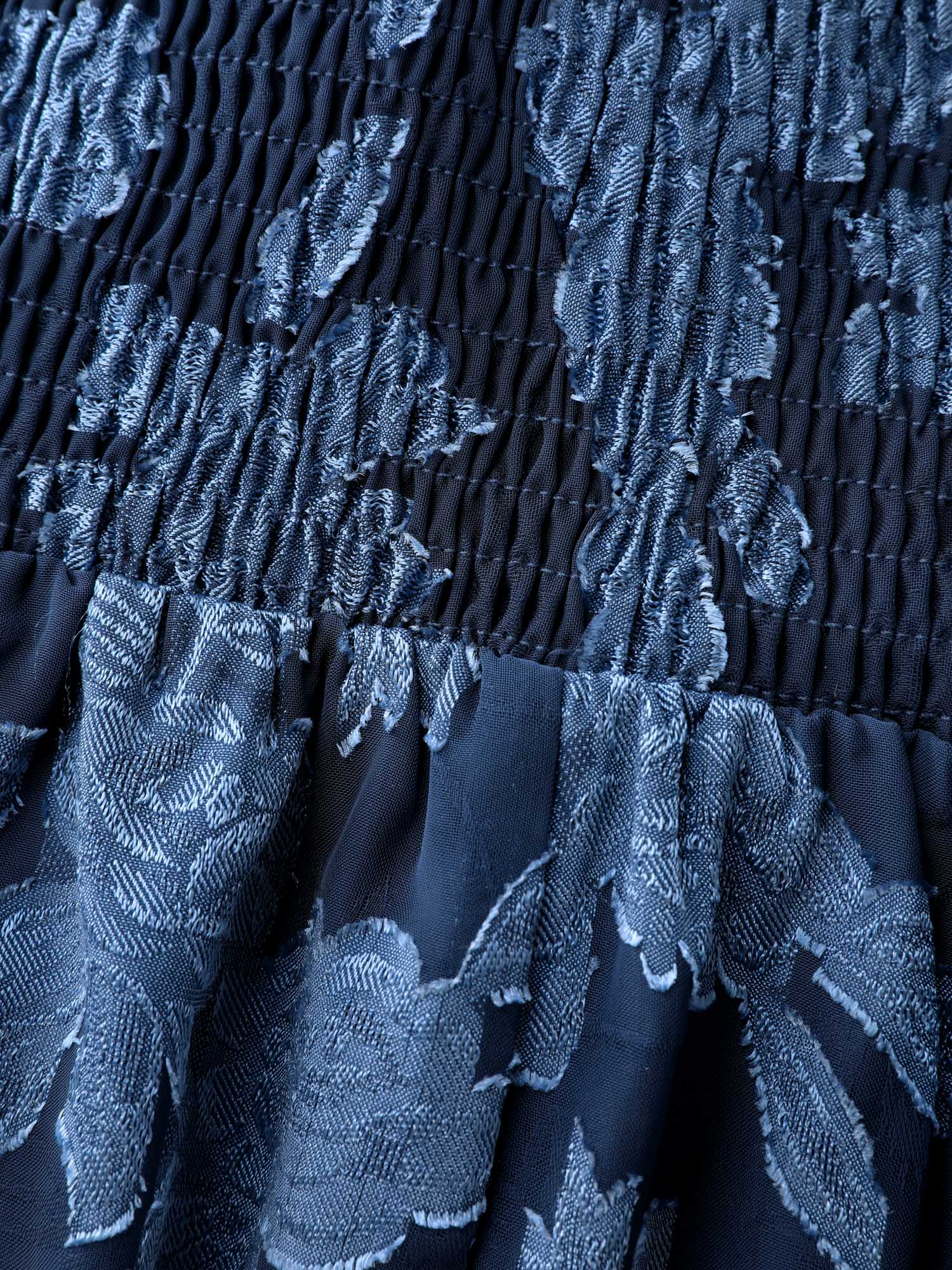 Chiffon Jacquard Halter Neck-Tie Maxi Dress