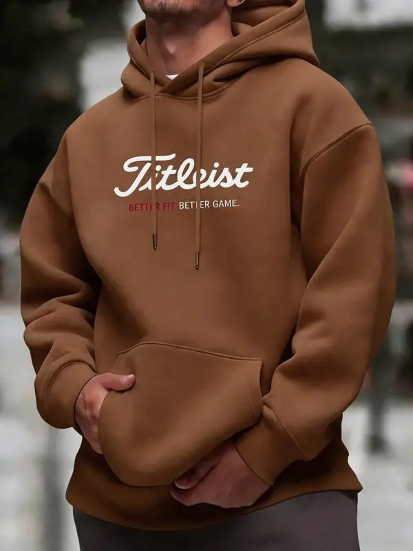 Unisex hooded golf sweatshirt