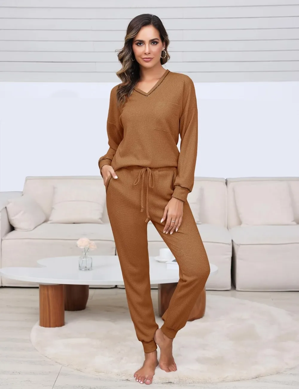 Womens Two Piece Outfits Lounge Sets