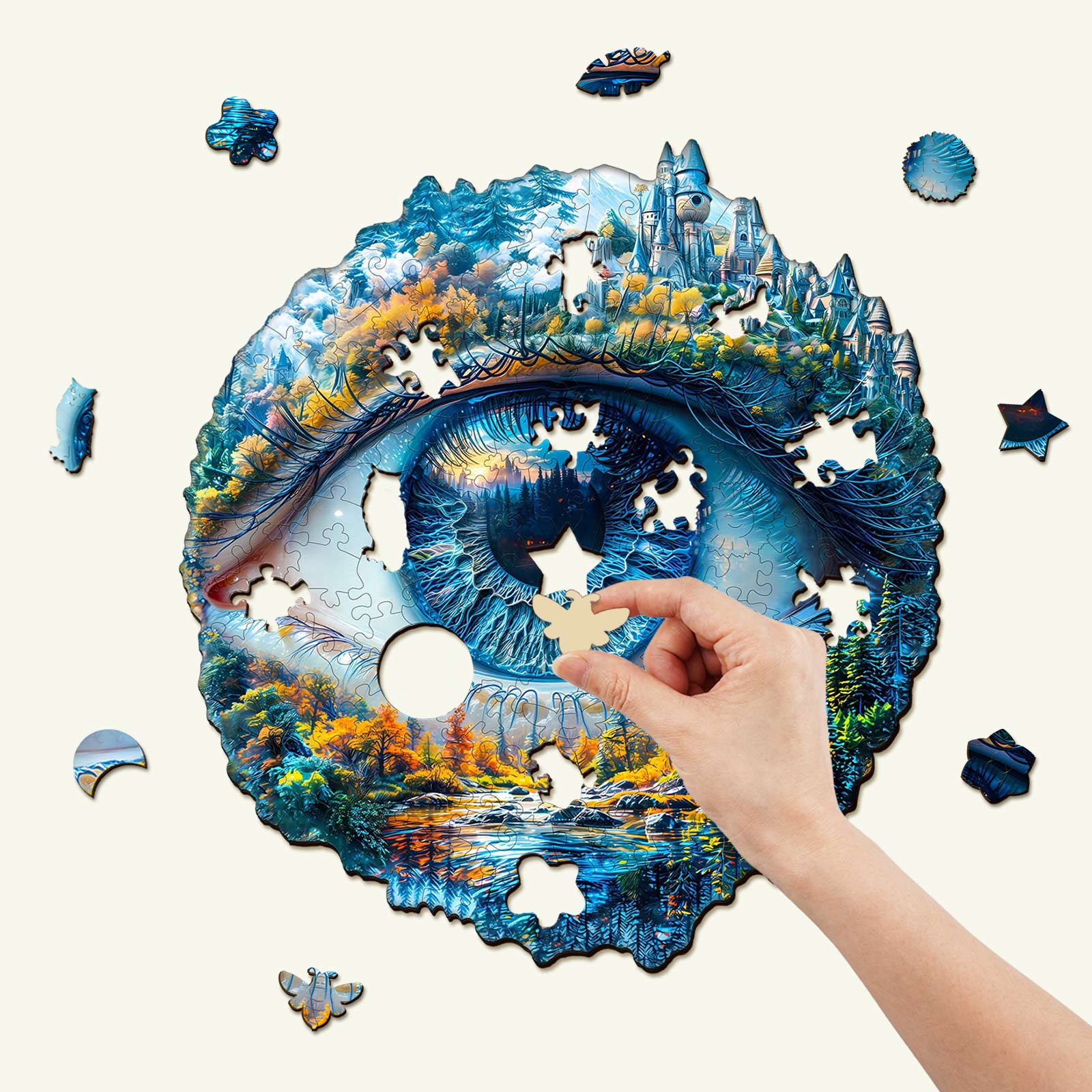 Eye of Nature Wooden Jigsaw Puzzle