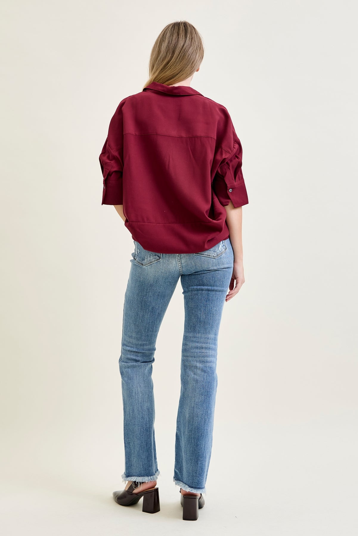 Daisy Bootcut with Fray Hem