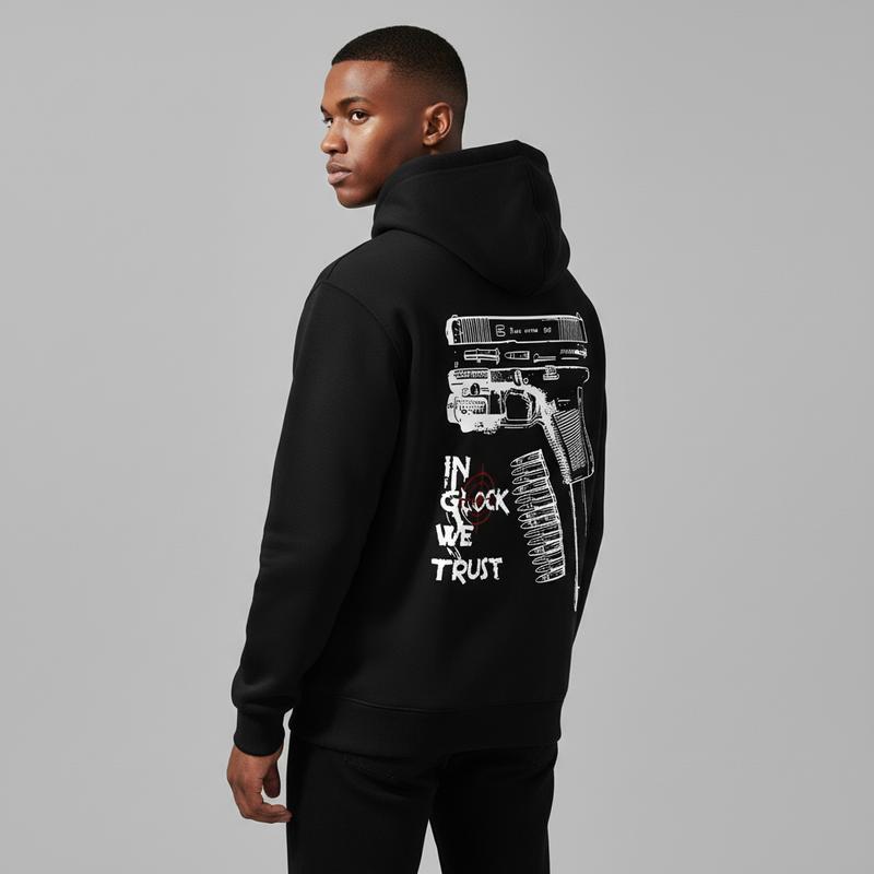 Unisex “In We Trust” Graphic Pullover Hoodie